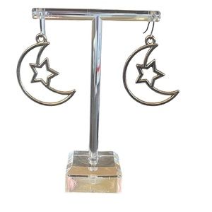 Moon and Star Earrings